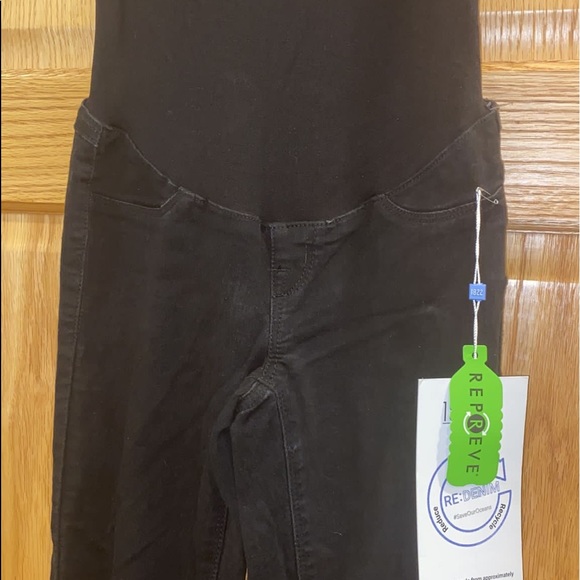 MATERNITY RE:DENIM ANKLE SKINNY WITH BELLYBAND IN BLACK - Picture 12 of 12